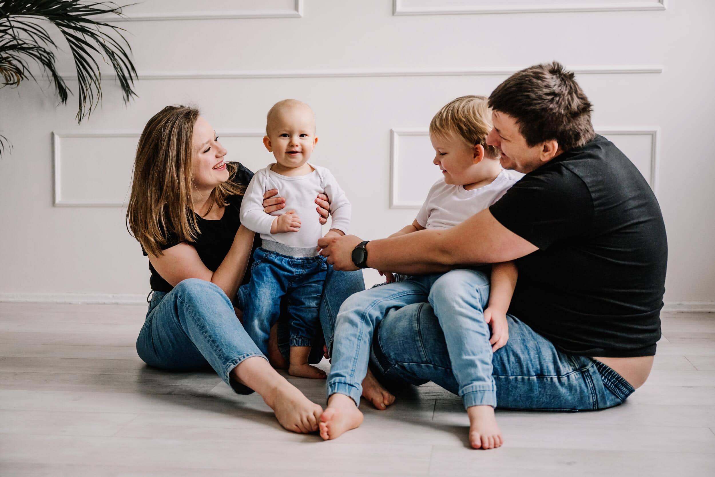 sesja rodzinna zdjecia rodzinne sesja roczkowa zdjecia na roczek w studiu slask katowice czestochowa zawiercie 002 - 3